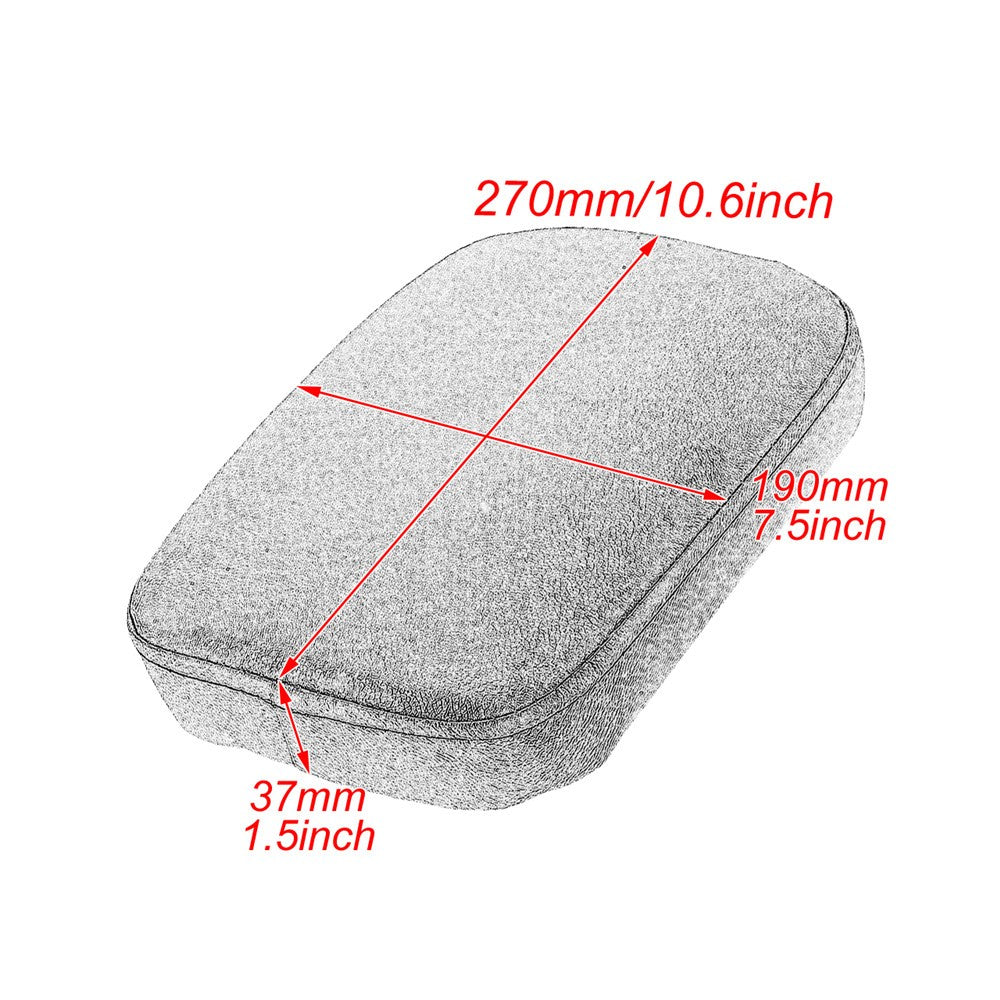 Almofada Traseira para Passageiro de Moto Banco com Ventosa para Harley Touring Sportster XL Softail Dyna Road Glide