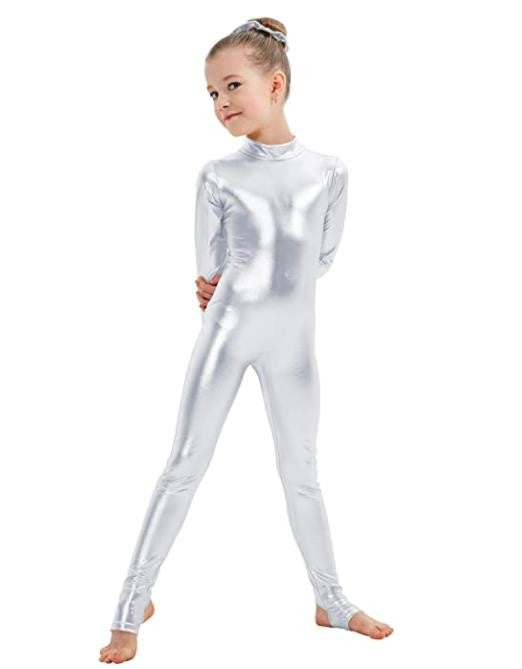 SPEERISE Toddler Sleeveless Leotard Boys Ballet Bodysuit Shiny Metallic Gymnastics Short Spandex Tank One-piece Unitards for Kid