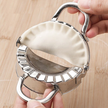 Máquina de fazer bolinhos de massa de aço inoxidável, forma para massa de pastel, empanadas, ravióli, prensa para pierogi, guioza, acessórios de cozinha para confeitaria