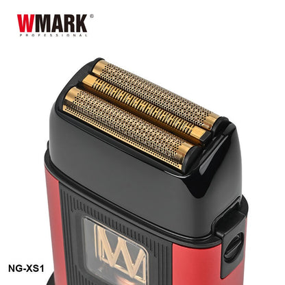 WMARK Shaver Professional Beard Trimmer Electric Shaver 10000 RPM Vector Motor Razor Shaving Machine Metal Shaver for Men NG-XS1