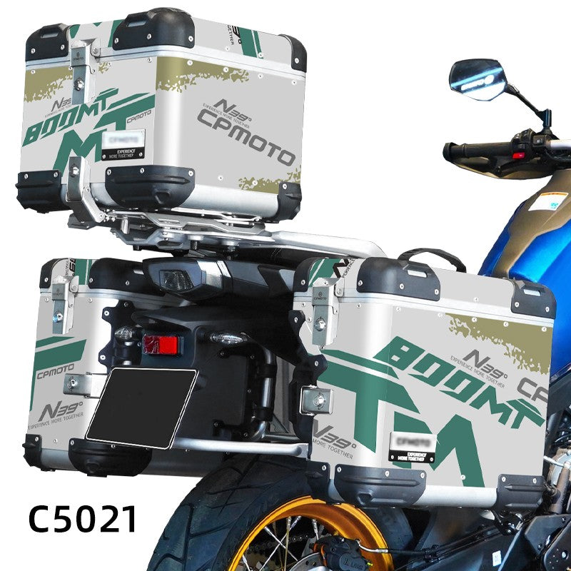 Adesivos de Motocicleta BIKE GP para CFMOTO 800MT N39° Conjunto de Adesivos Decorativos para Caixa de Ferramentas de Alumínio Baú de alumínio