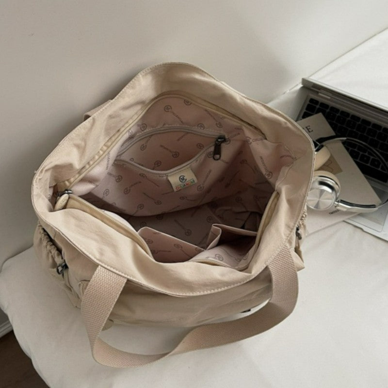 Stylish Nylon Canvas Shoulder Bag for Women Spacious Top Handle Bag Tote Casual  Comfortable and Versatile Texture Commuter Bag