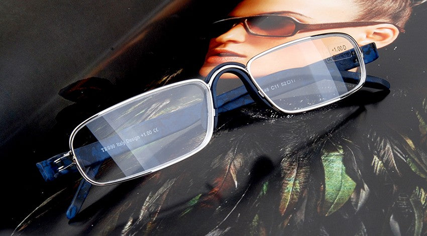 Guanhao Transparent Optical Reading Glasses Man Clear Women Presbyopia Hyperopia Reading Glasses Frame Alloy Ultralight HD View