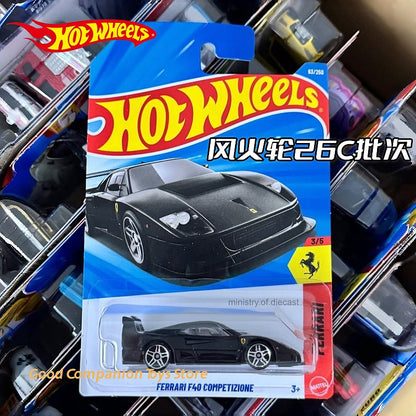 Original Hot Wheels 1/64 Mainline Série 2026 Caixa C FERRARI BENZ Porsche Bentley Carro Colecionável Brinquedo Veículo Die-cast C4982