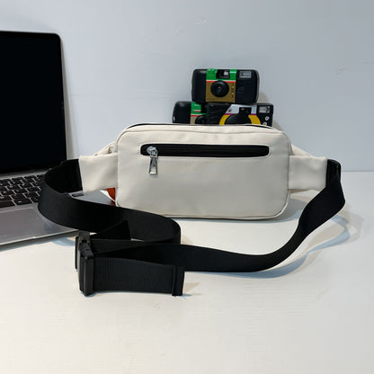 Japanese-Style Versatile Chest Bag for Women, Casual Sports Crossbody Bag for Men, Large Capacity Street Style Student Shoulder Bag, Waist Bag, Trendy