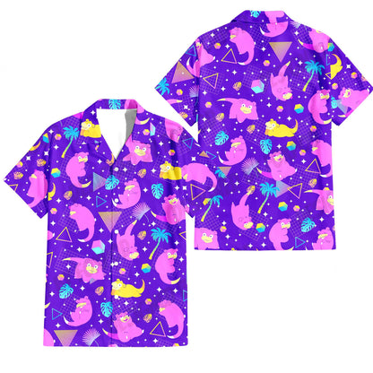 Hawaiian Shirts For Men Short Sleeve Tops New Coconut Treeo Graphic 3d Shirt Fashion Streetwear 5XL Summer Clothing Men's Blouse