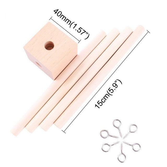 Baby Wooden Bracket Bed Bell 0 6 Months Toy Bracket Accessories Hanging Bracket Soft Mobile On the Bed Baby Room Decoration Crib