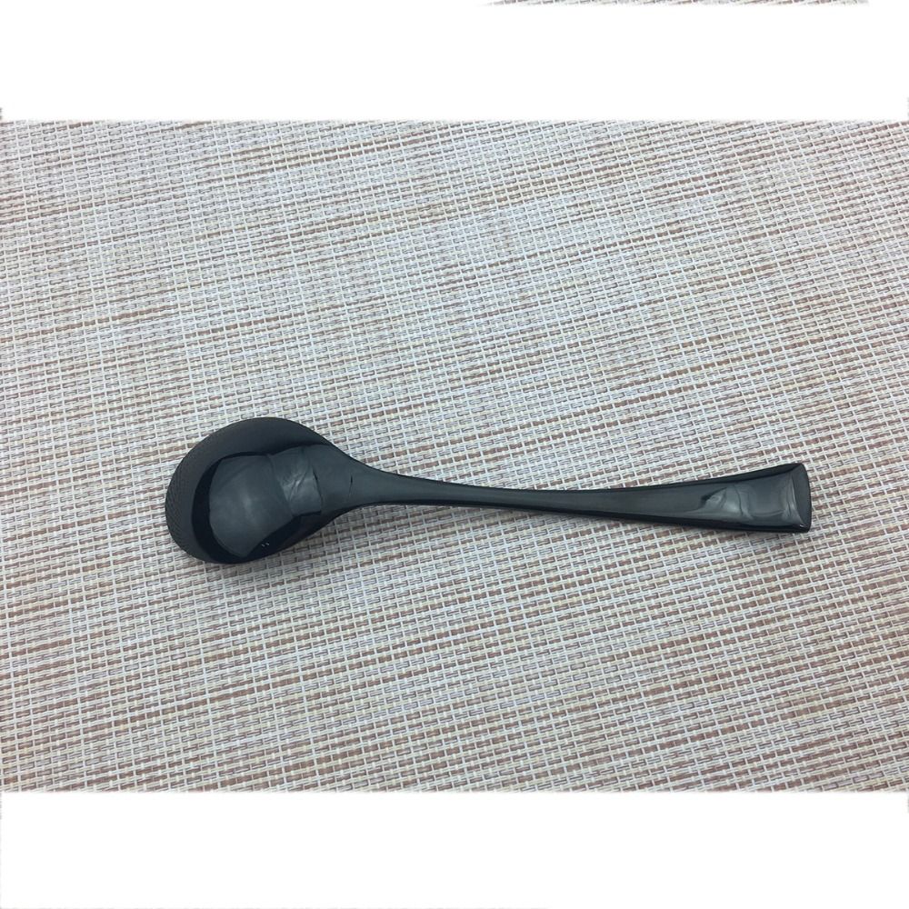 JANKNG Conjunto de Talheres Preto 1 Peça Aço Inoxidável 18/10 Ocidental Talheres de Mesa Garfo Faca de Bife Manteiga Jantar