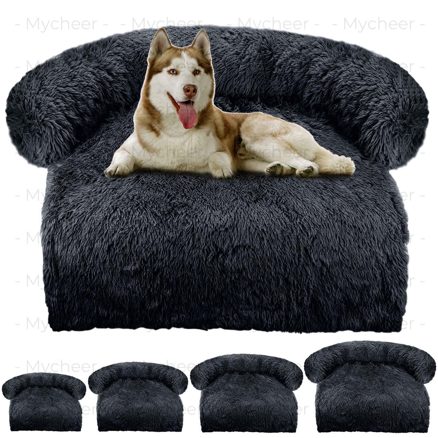 Manta lavável Capa de sofá Cama grande para cães Sofá de pelúcia para cães e gatos Sofá almofada de pelúcia quente para cães e gatos. Inverno
