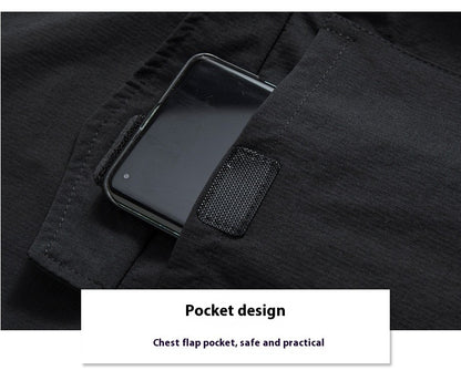 Summer Men Casual Breathable Long Sleeve Shirts Mens Military Cargo Multi-Pocket Shirt Man Outdoor Safari Work Shirt Blouses Top