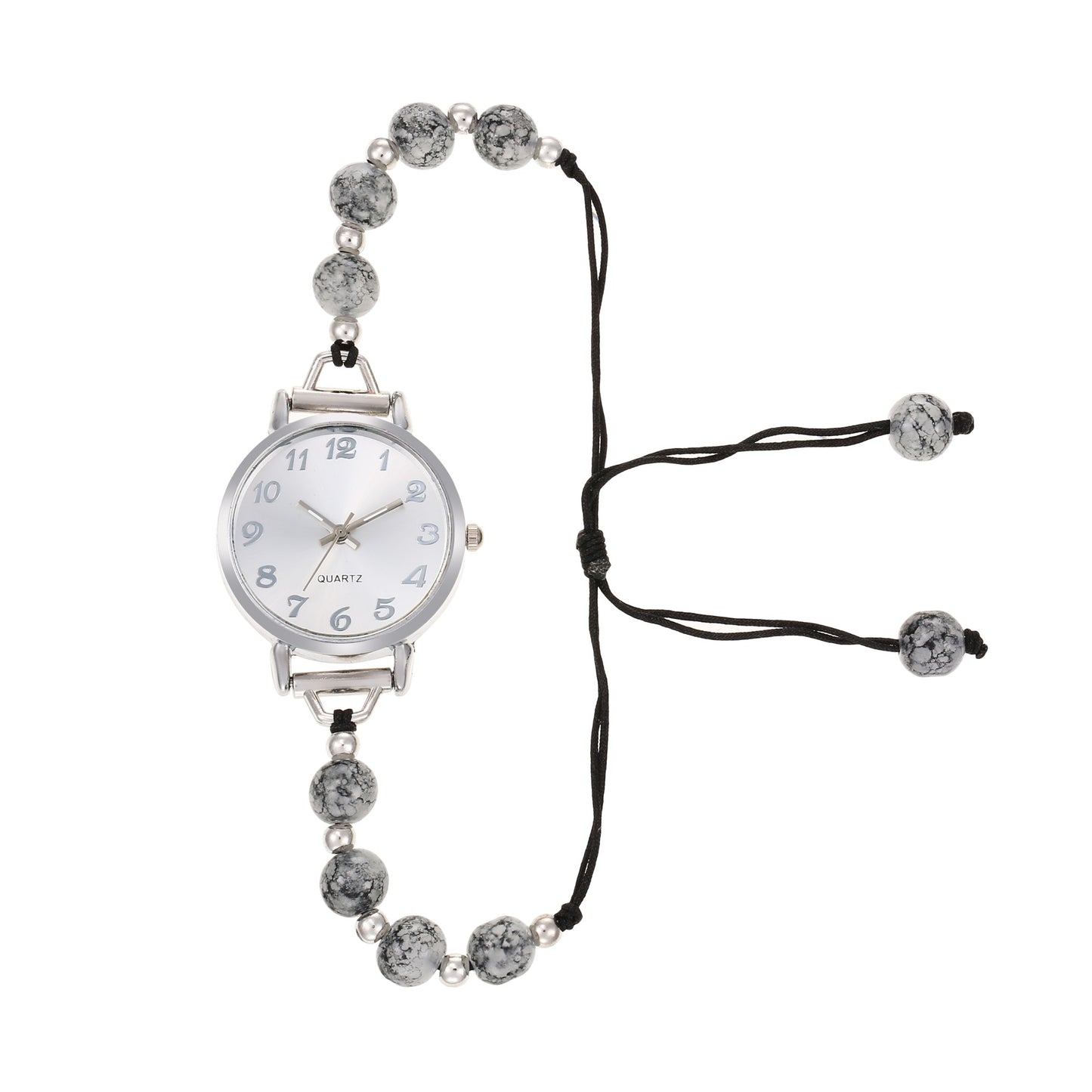 Fashionable trend simple luxury round plate pointer style bracelet ladies watch