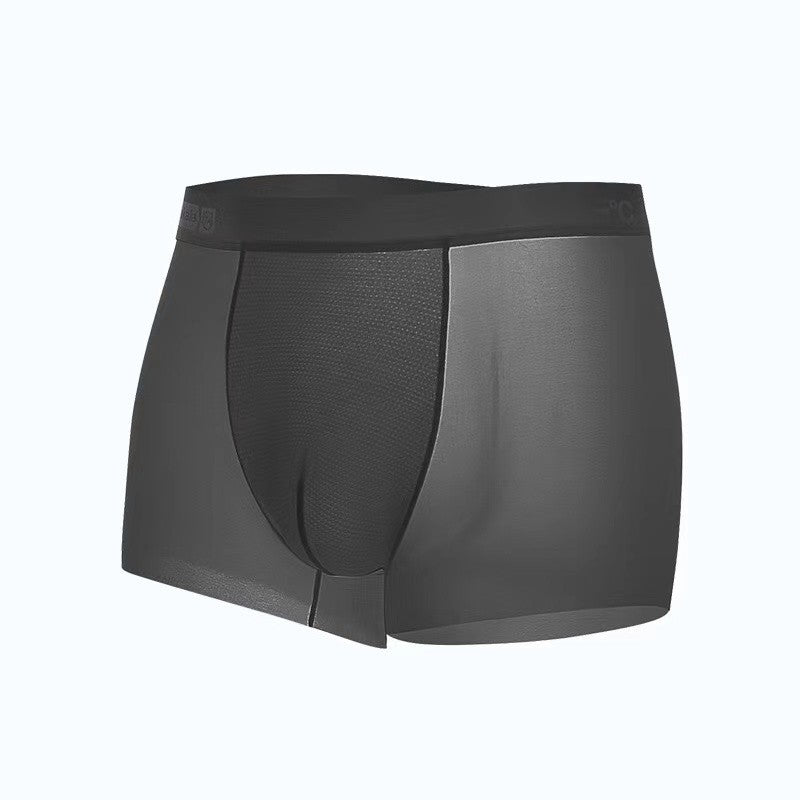 Ice Silk Men's Panties Sports Quick Drying Fashion Shorts Thin Plus Size Panties Boxer Underwear Underpants Gift Luxury