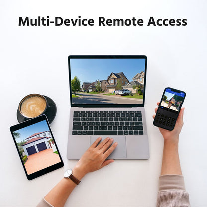 ANNKE 4K 8MP POE Surveillance Camera Dual Lens outdoor poe camera 1/2/4PCS Color Night Vision CCTV Video Security Camera For NVR