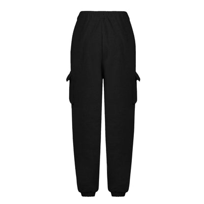 Women's Sweatpants Fleece Lined Baggy Athletic Jogger Trousers With Pockets 2025 Fall Casual Trendy Cargo Pants Fall Outfits