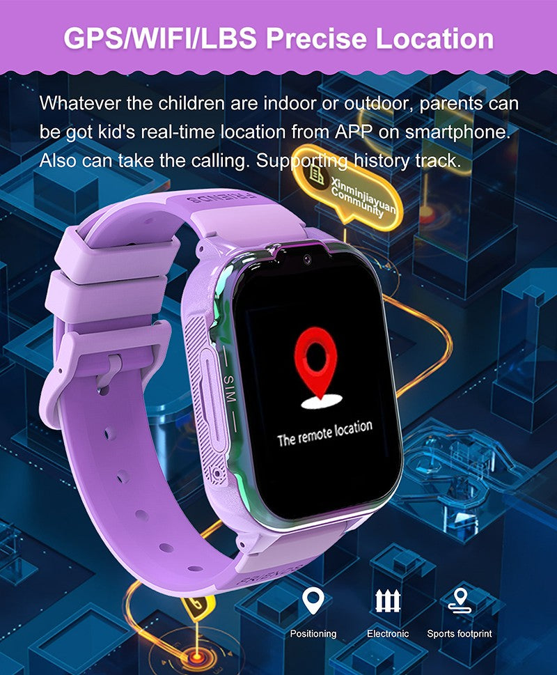 For Xiaomi Kids Smart Watch 4G Sim Card SOS LBS Location Call Child SmartWatch Camera Waterproof Watch Phone For Boys Girls gift