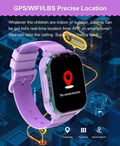 For Xiaomi Kids Smart Watch 4G Sim Card SOS LBS Location Call Child SmartWatch Camera Waterproof Watch Phone For Boys Girls gift
