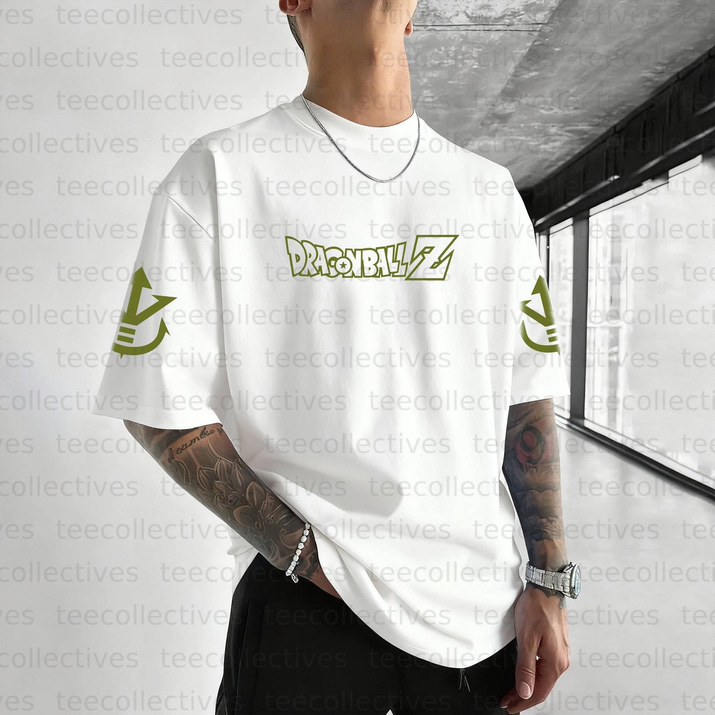 Dragon Ball Broly T Shirt Men Cotton Short Sleeve Tops 2025 Summer Anime Graphic Tees White Base Three Muscular Characters Broly