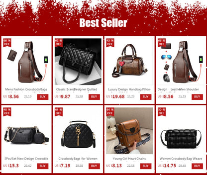 Luxury Design Handbags Shoulder Bags Top Quality PU Leather Women Handbag Classic Crocodile Tote Bag Female Messenger Bag Bolso