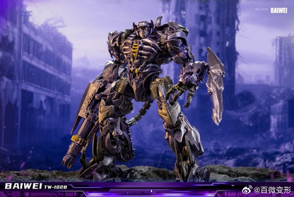 Brinquedo de Transformação BAIWEI TW1028 Shockwave ZS01 SS56 MP29 Guardião do Universo Robô de Deformação Liga Metálica Figura de Ação Modelo de Carro Presente
