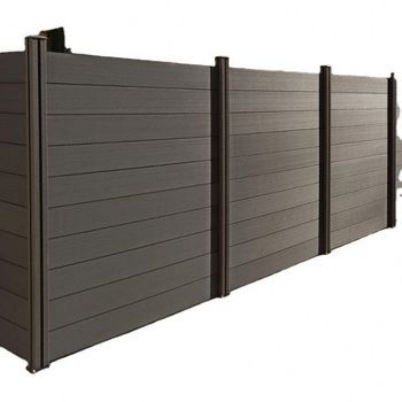 Painel de Cerca de Alumínio à Prova de Ferrugem - Barreira de Segurança para Jardim/Quintal com Pintura Eletrostática a Pó | Fácil Instalação