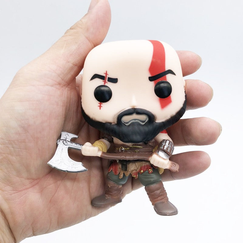 Game God of War Kratos 269 Boneco de Vinil Boneco de Ação Modelo de Coleção Brinquedos 10cm