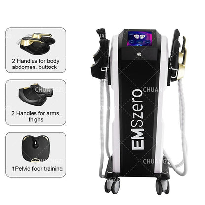EMSZERO Machines RF HI-EMT 6500W Professional Sculpt 5 Handle Pelvic Girdle EMS Electromagnetic Stimulation Slimming