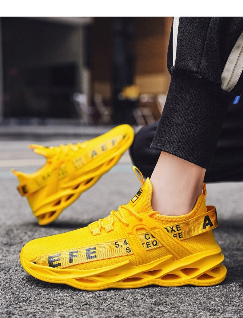 Tênis Masculino YRZL Calçados Masculinos Tênis Designer de Luxo Sapatos Masculinos Casuais Plataforma Antiderrapante Tênis de Corrida Masculino