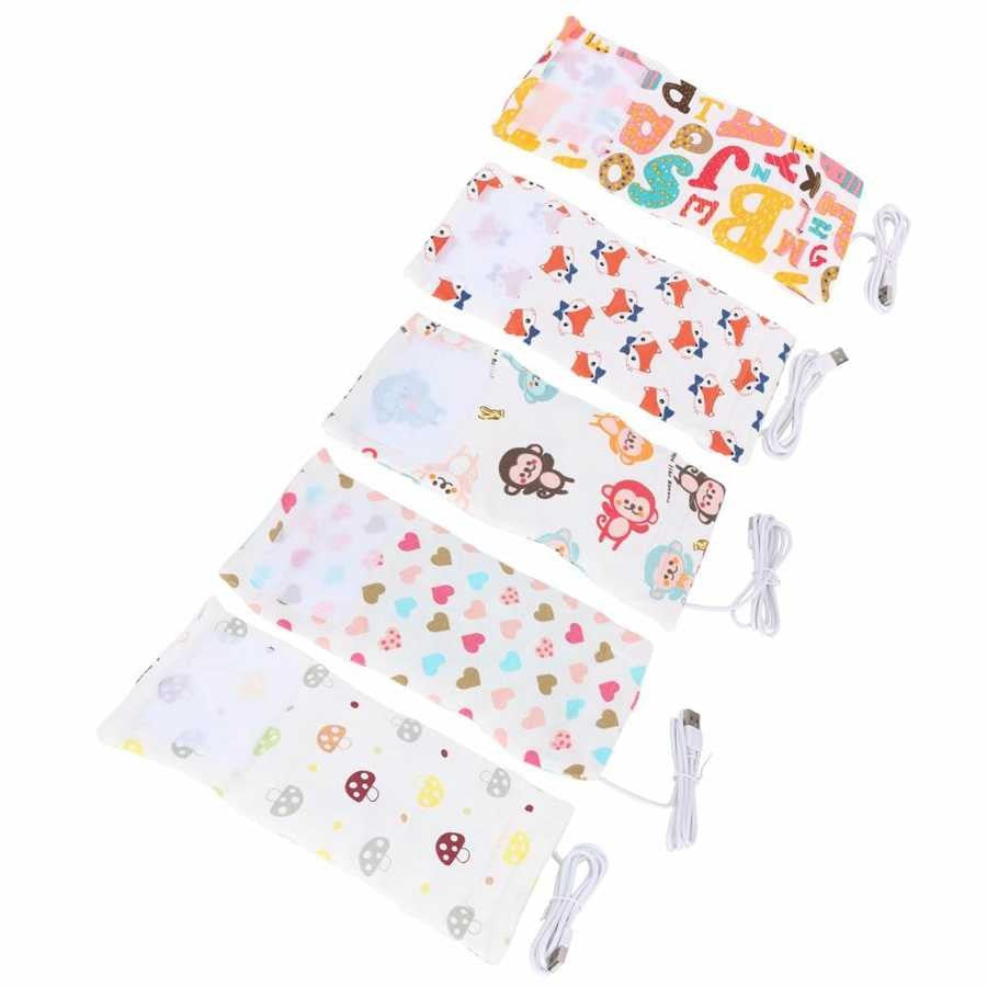 USB Milk Water Warmer Travel Stroller Insulated Bag Baby Nursing Bottle Heater Portable Heated Insulated Storage Bag BPA