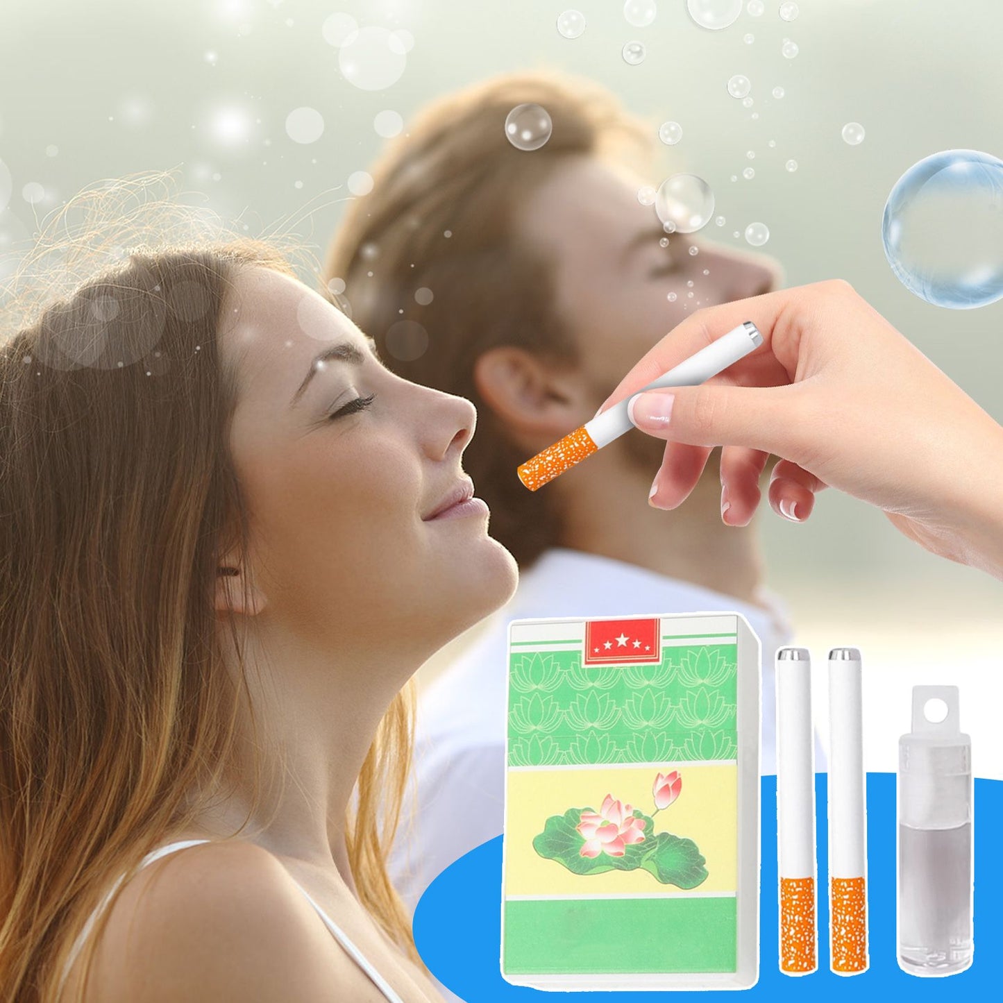 2026 Cigarette-shaped Bubble Maker Stress Relief Wand Toy Desk Party Photo Prop for Children Adult Gift