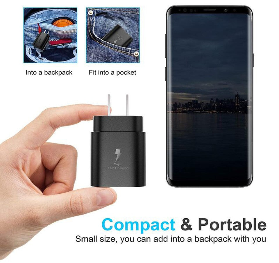 Original Samsung 25W Charger PD Type C Wall Chargeur Galaxi Z Fold 6 5 Z Flip 4 S25 S24 S23 A05s A54 A24 A23 M54 M13 M22 M32 M53