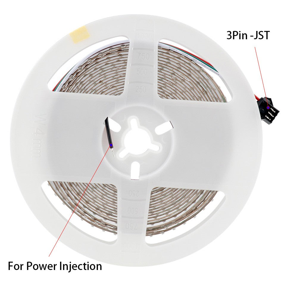 Super Thin 3mm WS2812b LED Strip Light DC 5V 12V Individually Addressable SPI RGB Pixel LED Tape Ribbon Dream Colour DIY