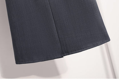 Suit Half-body Skirt Women's Large Size Autumn New Fashion Elegant Commuting Medium-length Package Hip Skirts Loose A-line Skirt