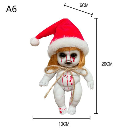 Halloween Hanging Baby Ghost Dolls Spooky Tricky Toys Ornament Horror Atmosphere Bar Courtyard Prop Happy Halloween Party Decor