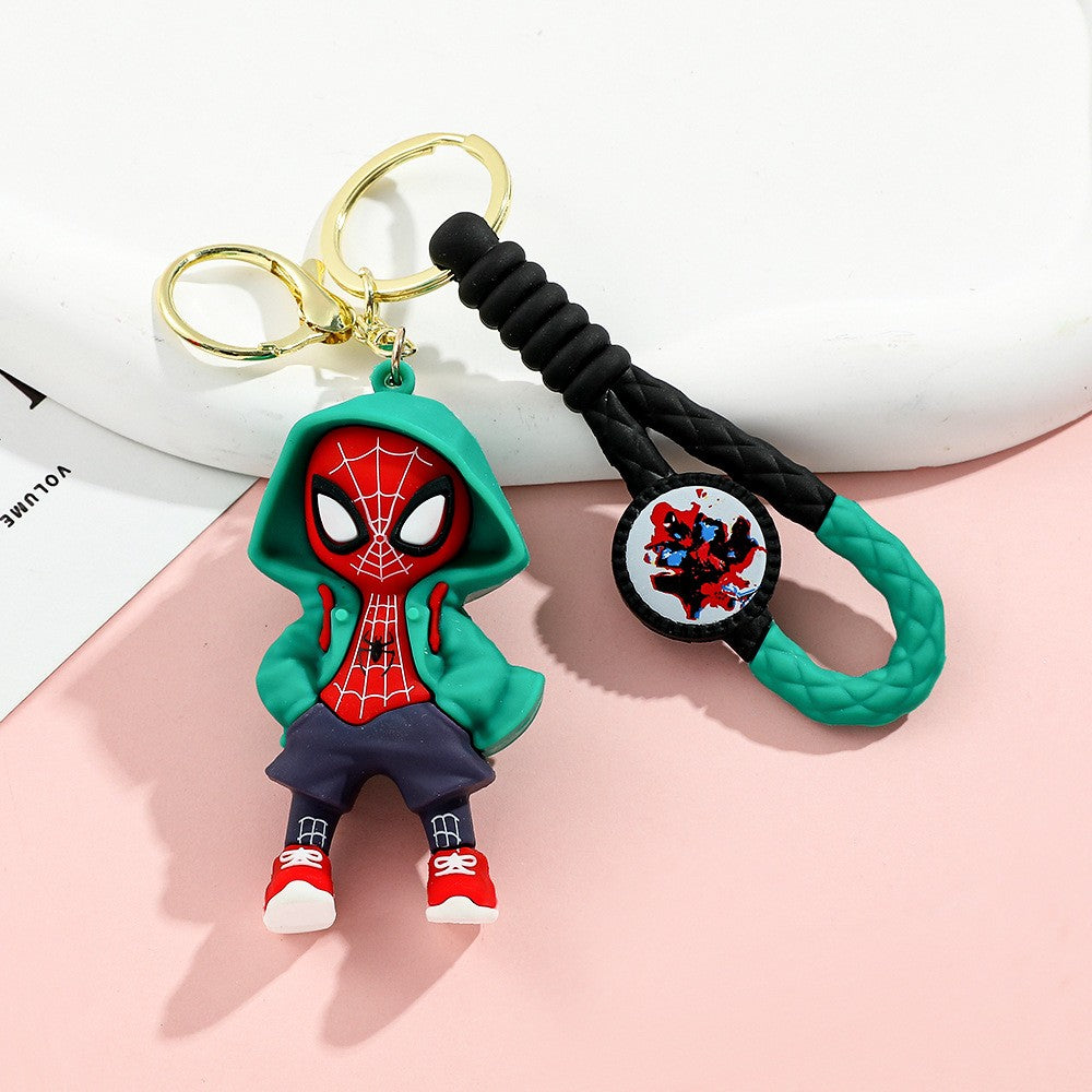 Marvel Spider Man Boneco Fofo Widget Bonecos de Ação Vingadores Homem de Ferro Capitão América Chaveiro Bolsa Chaveiro Widget Presentes de Aniversário