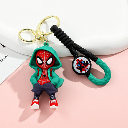 Marvel Spider Man Boneco Fofo Widget Bonecos de Ação Vingadores Homem de Ferro Capitão América Chaveiro Bolsa Chaveiro Widget Presentes de Aniversário
