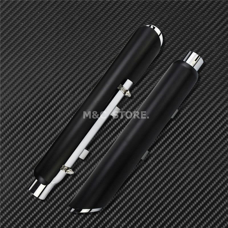 Motorcycle Exhaust Mufflers Shortshots Exhaust Pipes Black For Harley Sportster 2014-2021 2022 48 72 883 Superlow XL Iron Models