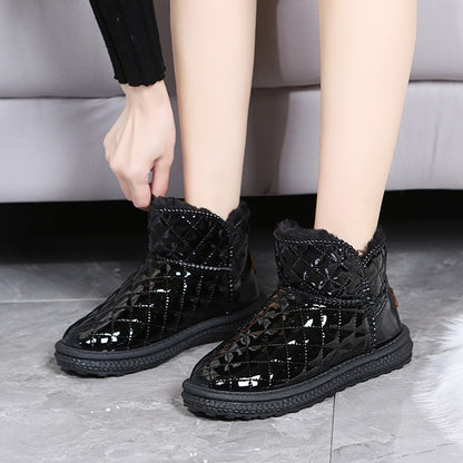 Women's snow boots winter warm plush boots women's  winter casual shoes women's ankle boots platform shoes