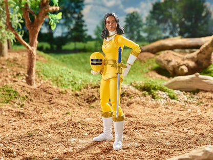 Power Rangers Lightning Collection Ranger Zeo Amarelo, Ranger Fantasma do Espaço, Ranger Rosa Dino Charge, Ranger Verde - Bonecos de Ação