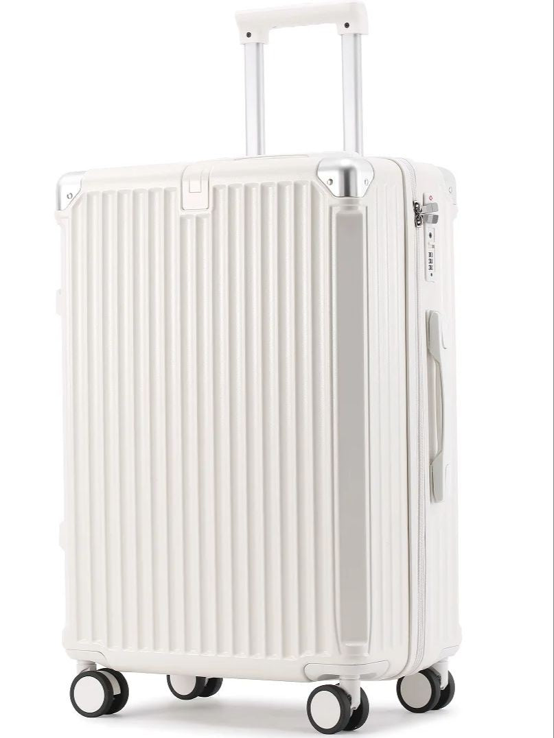 SUSHIMU Suitcase  Travel Suitcase Men 20 24 26 Carry-On Luggage Women PC   Frame Trolley Case