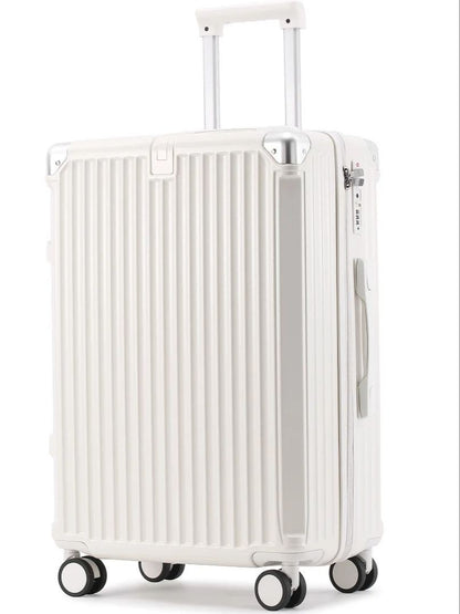 SUSHIMU Suitcase  Travel Suitcase Men 20 24 26 Carry-On Luggage Women PC   Frame Trolley Case