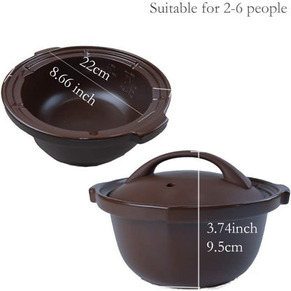 Panela Elétrica de Barro TZ30 para Arroz e Mingau, Panela de Cozimento de Cerâmica com Porcelana Não Vitrificada