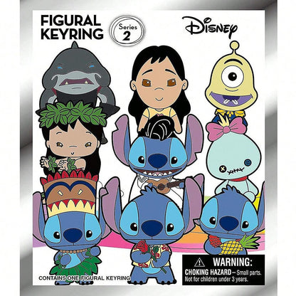 Disney oficialmente licenciado Blind Bag Stitch and Friends 3D Figurine Bag Clip Chaveiro de Anime Coleção de Presentes 1 Unidade Disney