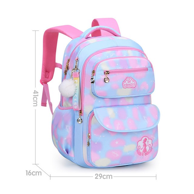 Girl School Bag Backpack Back Pack For Teenager Women Children Female Pink Schoolbag Primary High Bagpack Class Teens Child Kids