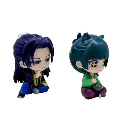 Miniatura Atacado Q Posket BANDAI Figure Demon Slayer 6un/12un/Conjuntos Kimetsu No Yaiba Pequenas Bonecas PVC Decoração de Mesa