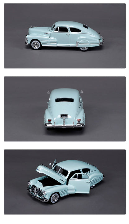 Maisto 1:24 Chevrolet Fleetline Aerosedan 1948 Carro de Liga Leve Diecasts Veículos de Brinquedo Carro Modelo em Miniatura em Escala Para Crianças