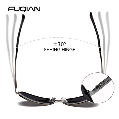 Classic Pilot Polarized Sunglasses Men Women Fashion Metal Aviation Sun Glasses Vintage Black Driving Shades UV400