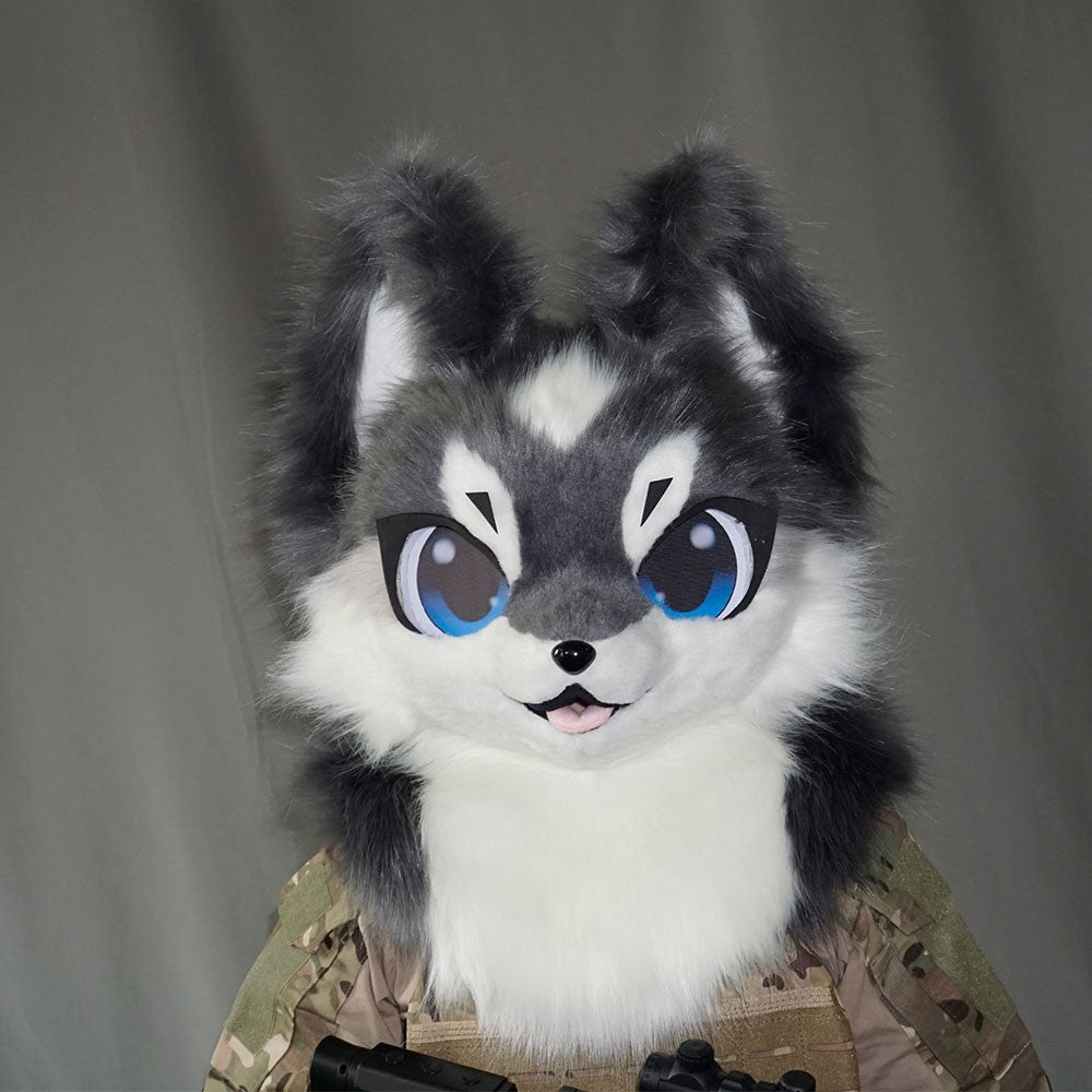 In Stock Fursuits Head Cheap Animal Head Costume Cat Furry Head Kemono Cute Dog Head Costume Role-Playing Costume