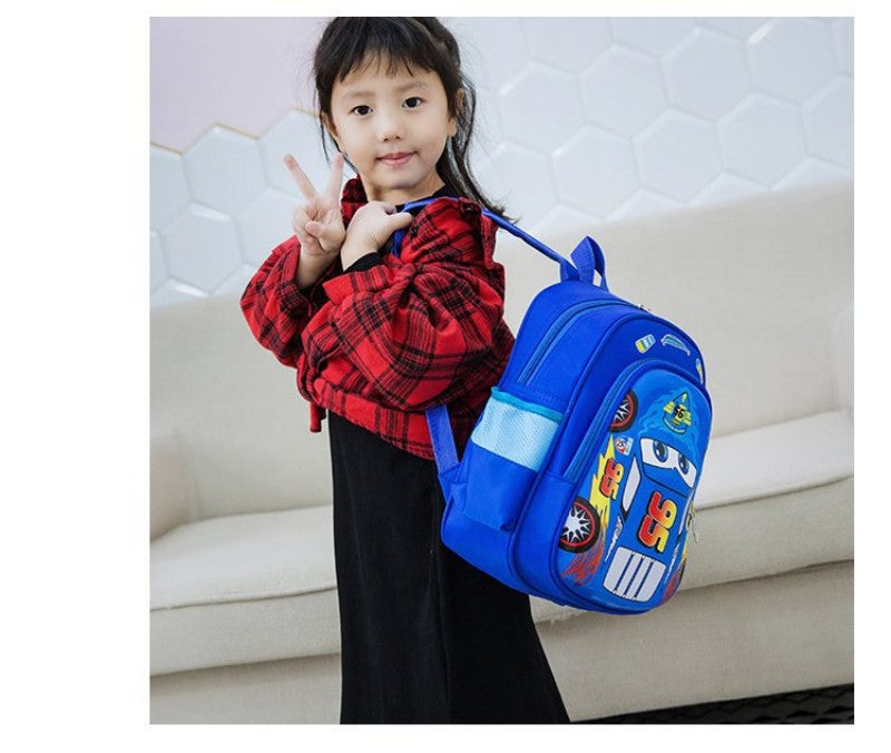 Mochila Disney Pixar Carros Ortopédica Escolar para Meninos Impermeável para Adolescentes Mochilas Escolares de Desenhos Animados Presente de Natal de Aniversário