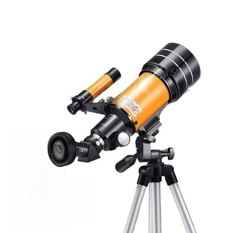 Telescópio Astronômico Profissional de Alta Definição e Alta Potência, Tripé Portátil, Zoom de 150x, Visão Noturna, Lua e Estrelas