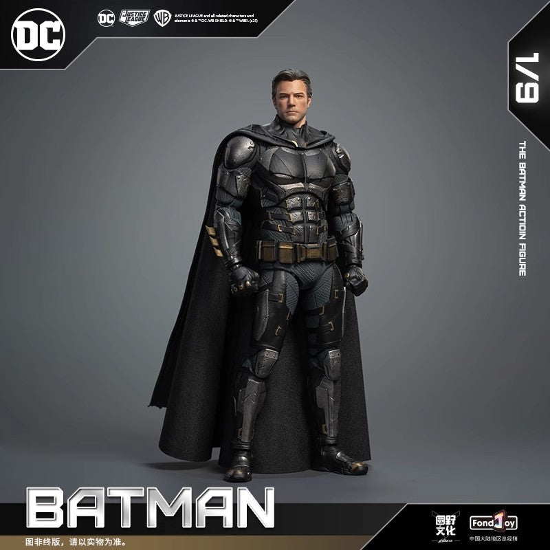 1/9 Original Fondjoy Bruce Wayne Batman Liga da Justiça Traje Tático Boneco de Ação Filme Zack Snyder's Detective Comics Brinquedos